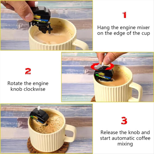 Kaffeerührer für Motorboote, Kaffeerührer für aufziehbare Bootsmotoren 2