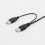 USB2.0 to 6+7 13Pin Slimline Slim SATA Cable with External USB 2.0 1