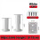 Adjustable Height Furniture Support Legs for Bed Frame, White 8-12cm 2
