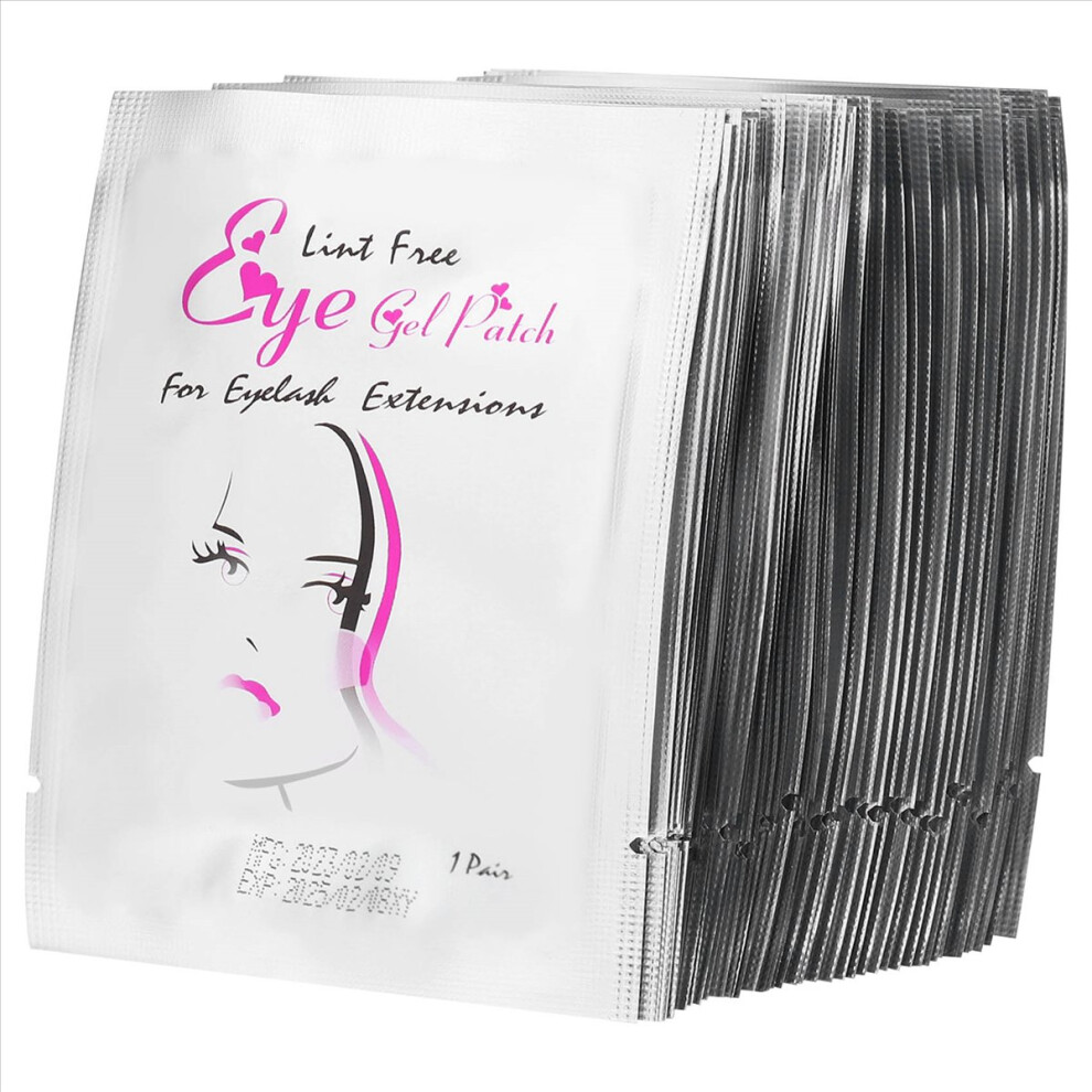 Markenlos 50 Pairs Eyelash Extension Under Gel Eye Pads Non-Woven Patches