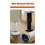 Adjustable Height Furniture Support Legs for Bed Frame, White 8-12cm 3