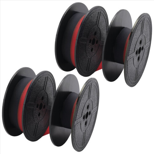 2Pack Typewriter Ribbon Twin Spool Red & Black for Most Typewriter 1