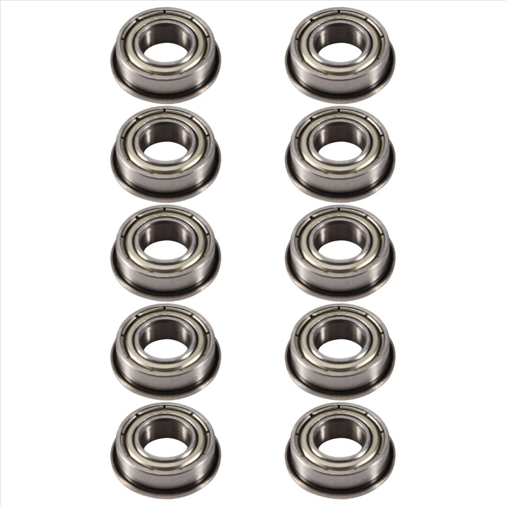 10 Pcs F688zz Flanged Bearings Metal Steel 8 X 16 X 5Mm For Motor 4852331057354