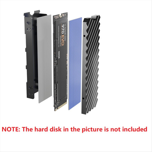 Ψύκτρα M.2 SSD NVMe Σκληρός δίσκος M2 2280 SSD Θερμαντική ψύκτρα αλουμινίου 1