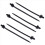 Nylon Push Mount Car Dome Cable Zip Tie, 162mm Length, 20 Pcs, Black 3