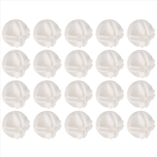 20 Pcs Grid Cube Connector ABS Connectors For Wire Shelving (White) 2
