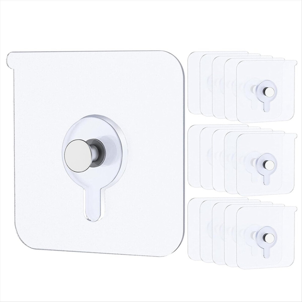 Adhesive Picture Hooks 33 Lbs Load Heavy Duty Picture Hangers 20Pcs 4853158839000