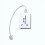 DSL-Filter-Splitter, ADSL-Splitter für Telefonleitung, Stecker auf 2 Buchsen 2