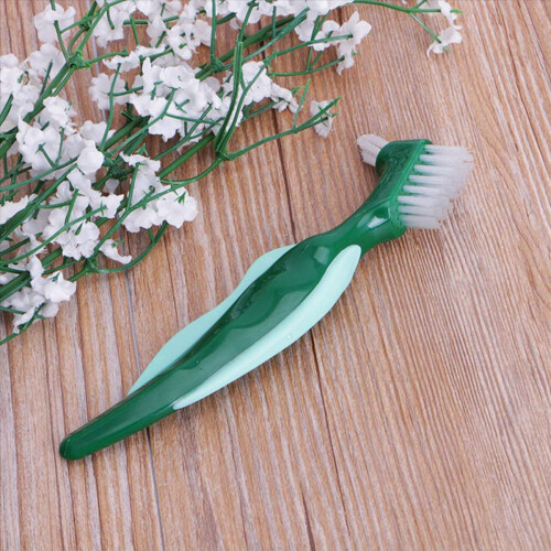 2 τεμάχια οδοντόβουρτσα Premium Hard Denture Brush, με πολλαπλές στρώσεις 2