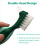 2 τεμάχια οδοντόβουρτσα Premium Hard Denture Brush, με πολλαπλές στρώσεις 6