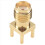 10x SMA-Buchse Löten PCB Mount Gerade Stecker Gold 7