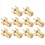10x SMA-Buchse Löten PCB Mount Gerade Stecker Gold 3