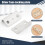 10Pcs Silver Tone Metal Right Angle Drawer Lock Strike Plate 4