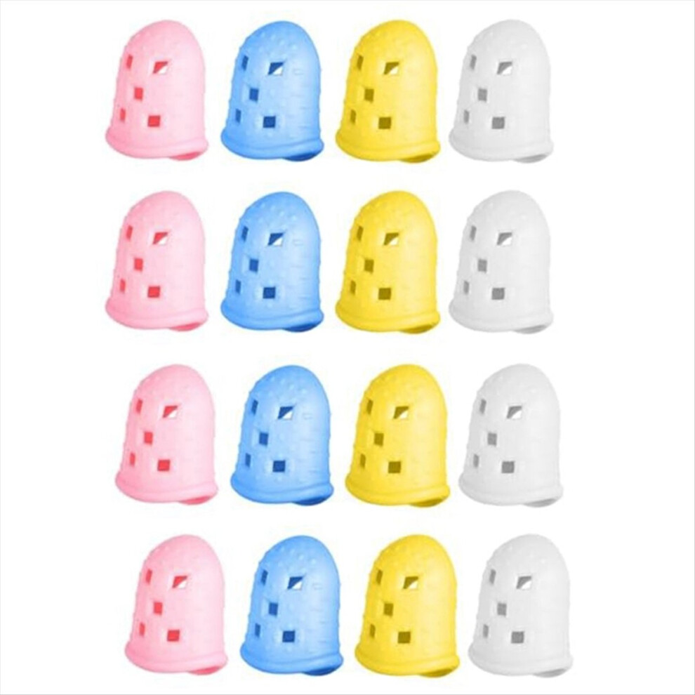 16 Pcs Fingers Protectors,Kalimba Autoharp Silicone Finger Sleeve-image-OPC-PHKJKDW-NEW