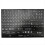 Adesivos para teclado russo com layout de letras, letras brancas 2