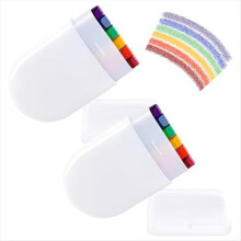 2 peças de tinta corporal com arco-íris - Bandeira do Dia do Orgulho Gay