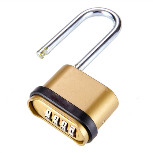 Long Beam Combination Lock, Padlock, Extended Lock Hook Bottom 2