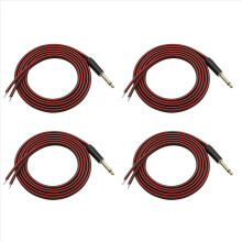 1/4 to Speaker Bare Wire,Audio Cable to 6.35mm Male Mono Adapter