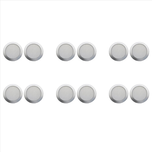 Ceiling Speaker Grille, 4-Inch Embedded Audio Speaker Grille(Silver)