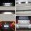 Car LED License Plate Light for Smart for Two Coupe Convertible 4