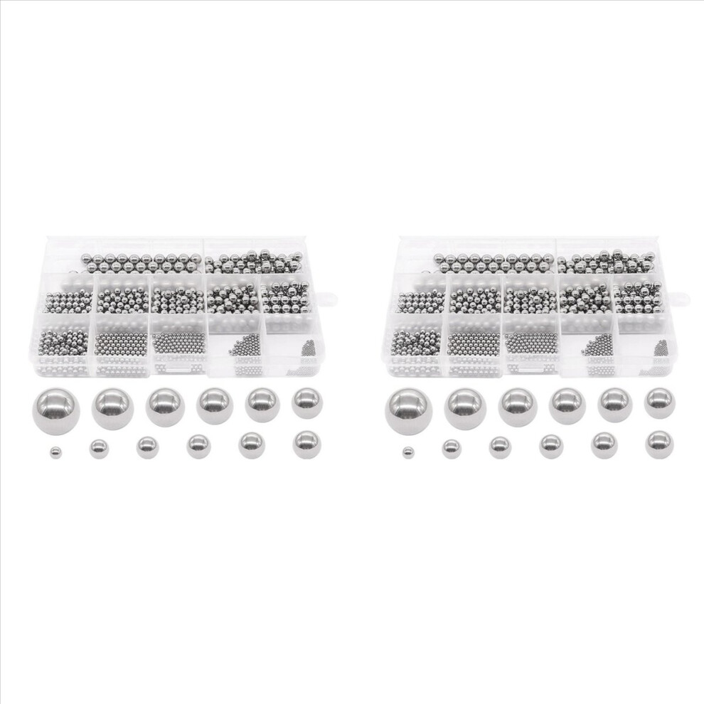 Steel Balls 1-8Mm Metric Bicycle Bearing Balls Assortment Kit 4852133365763