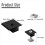 8Pcs Centre Clamp 30mm Black T-Shaped Centre Clamp for Solar Panel 4