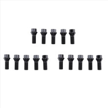 5Pcs M14 x 1.25 Black Wheel Locking Lug for X3 X5 E70 E71 F20 F25