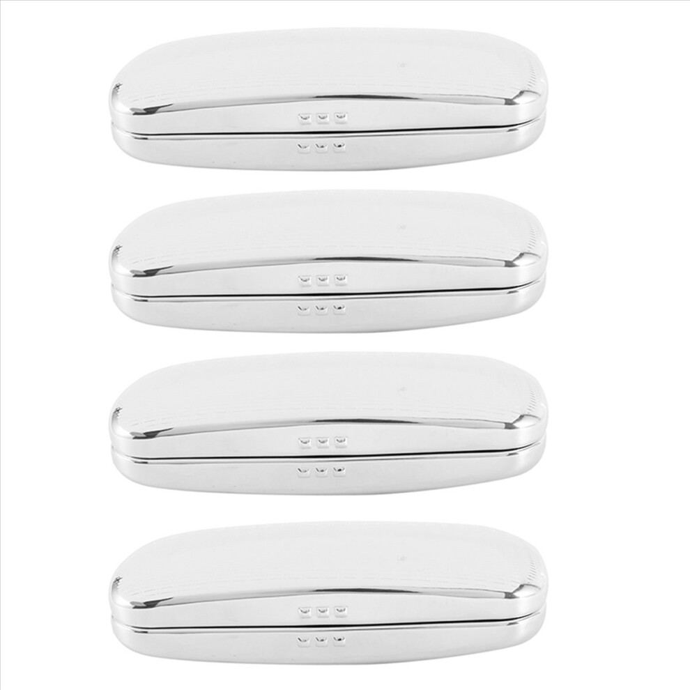 Markenlos Light Glasses Case, Aluminum Eyeglasses Case Striped Spectacles Box