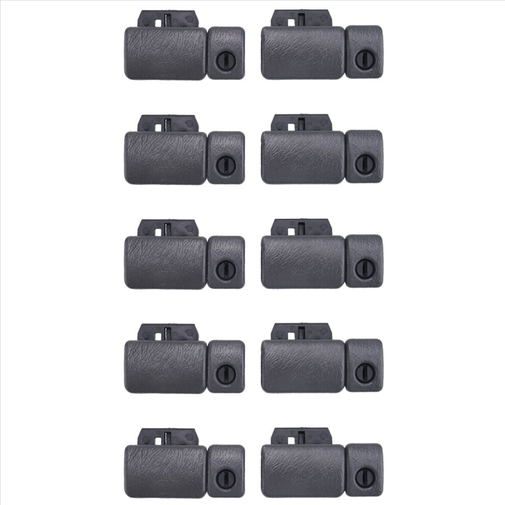 2Pcs Car Glove Box Lock Latch Handle Plastic 4853188077717