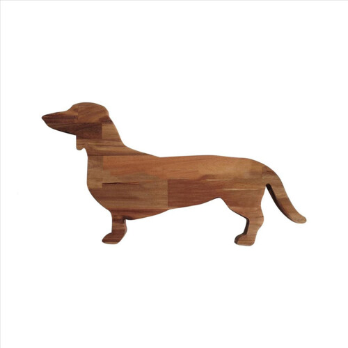 Prato de jantar para cachorro Dachshund de 15,7 polegadas Tábua de queijos Jantar de Natal 1