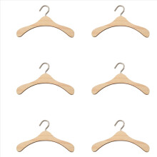 10pcs Hoelzerne Kleiderbuegel Fuer 1/4 BJD Puppen