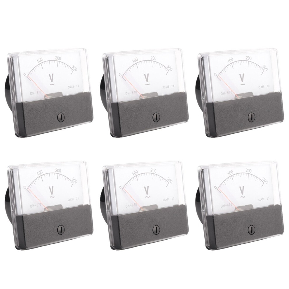 Rectangle Ac 0-300V Gauge Analog Panel Meter Voltmeter Dh670 4853158810856