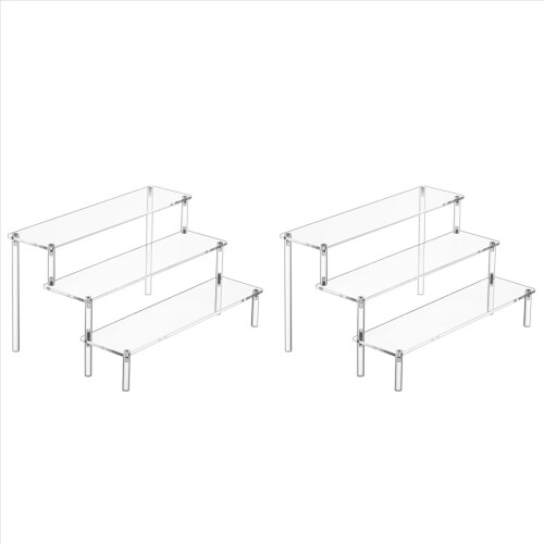 Display-Riser, Parfümständer-Organizer, Regal-Riser aus transparentem Acryl