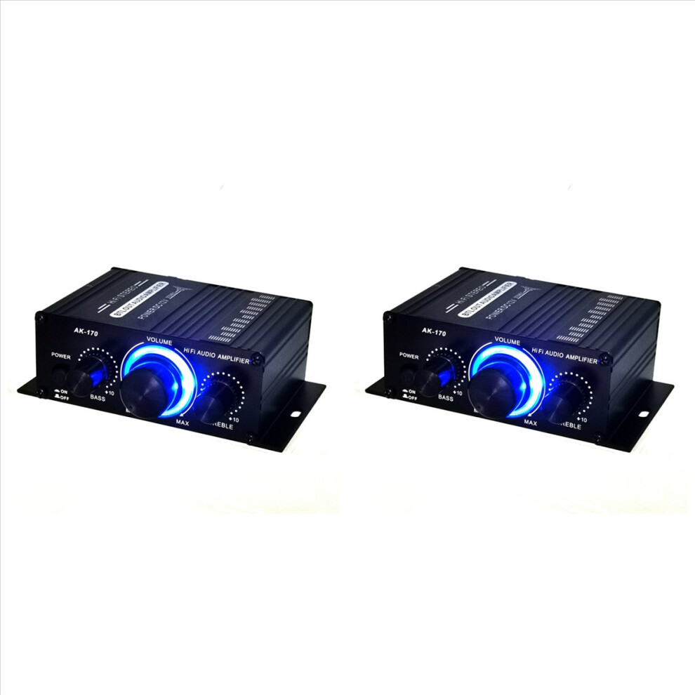 Mini Stereo Amplifier Dc12v Dual Channel Hi-Fi Audio Player 4853188084067