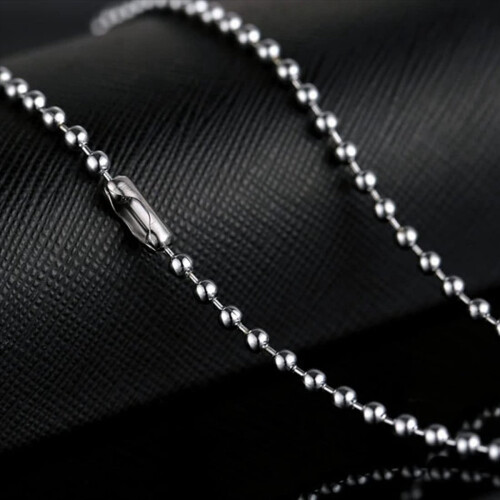Pacote com 25 Dog Tags para gravação a laser com 24 polegadas, preto 1