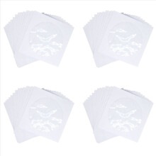 Soporte para sobres de papel para DVD y CD con ventana transparente, paquete de 100
