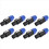 8 Pack Audio Cable Adapter Connectors, 4 Pole Audio Speaker Plug 2