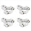 27mm Damper Fork Bracket for Motorcycle Bike Modification Silver 1