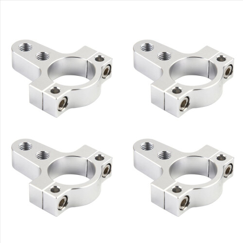 27mm Damper Fork Bracket for Motorcycle Bike Modification Silver