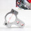 27mm Damper Fork Bracket for Motorcycle Bike Modification Silver 4