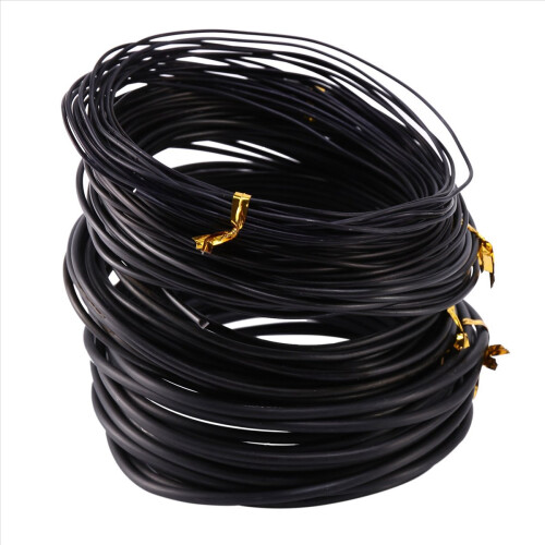 Anodized Aluminum Bonsai Training Wire(5 Sizes,Black) 1