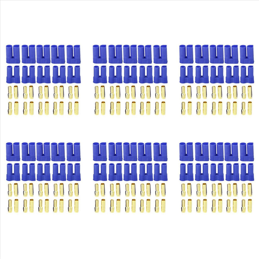 5 Paar Ec5 Bananenstecker Rundstecker Fuer Rc Esc Motor 4852133343105