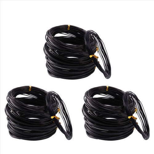 Anodized Aluminum Bonsai Training Wire(5 Sizes,Black)