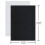 Black Adhesive Back Felt Sheets Fabric Sticky Back Sheets, 10 PCS 2