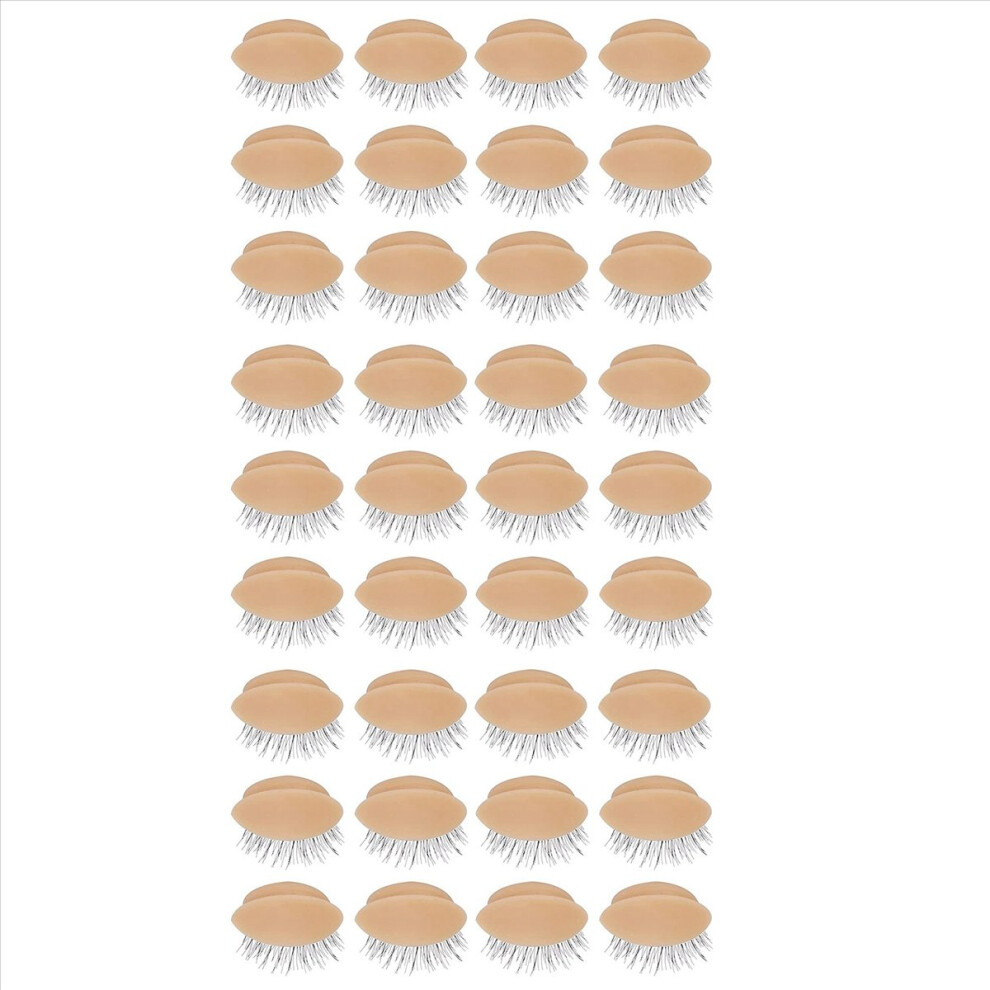 Markenlos Eyelids For Eyelash Mannequin Head, Eyelid With Eyelashes Extension