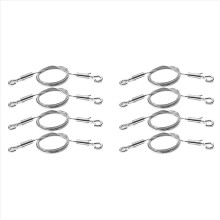 4Pcs 2M x1.5mm Adjustable Picture Hanging - Stainless Steel Wire Rope