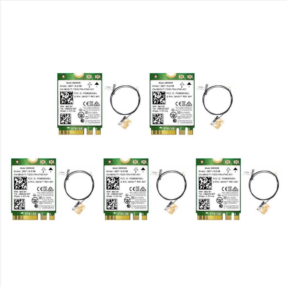8260 8260Ngw Wifi Card+2Xantenna 2.4G/5Ghz 867M 4853188033157