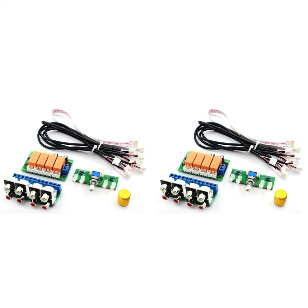Relay 4-Way Audio Input Signal Selector Switching 4852133326412