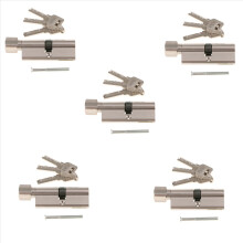 Accesorios para cerraduras de cilindro de 70 mm, cilindro de cerradura de puerta de aleación de zinc para interiores