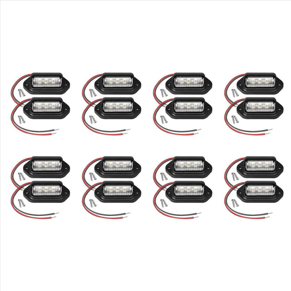 2Pcs 12V Led Number License Plate For Car Boats Motorcycle Light 4853188001934